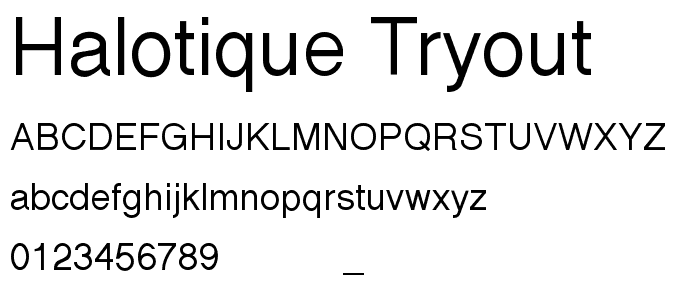 Halotique Tryout police